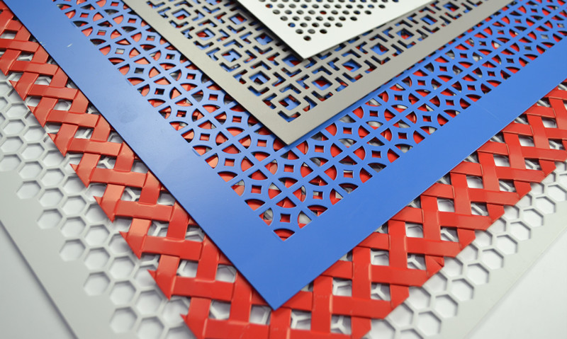 Perforated plate product display