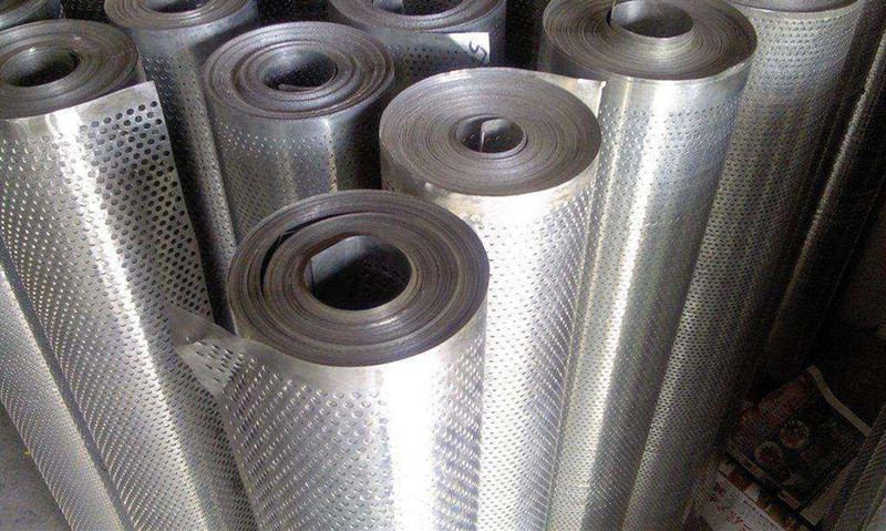 Roll plate aluminum plate Punched metal Products