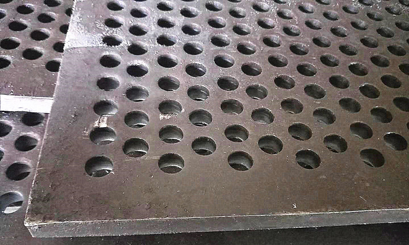 High manganese steel punching net products display