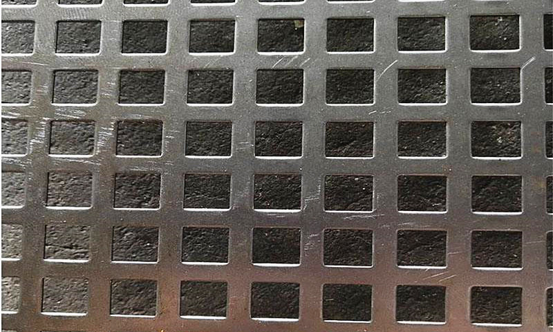 Iron plate square hole Punched metal Products