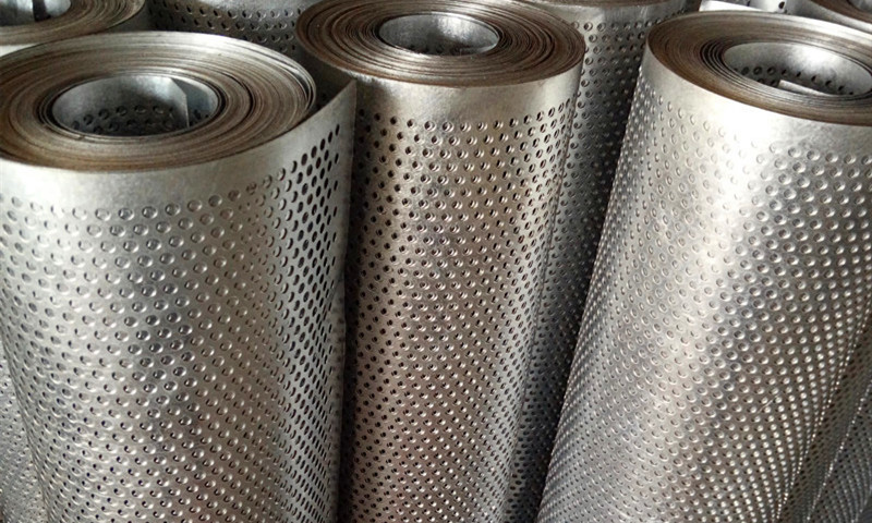 Roll plate iron plate punching net products display