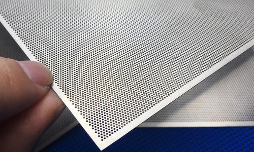 Microporous stainless steel punching net products display