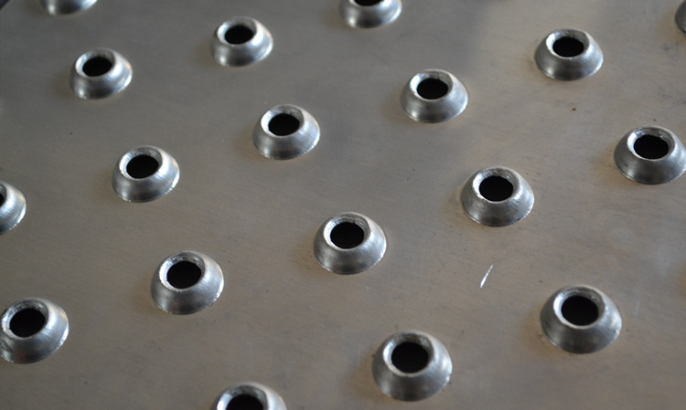 Stainless steel round hole punching net products display