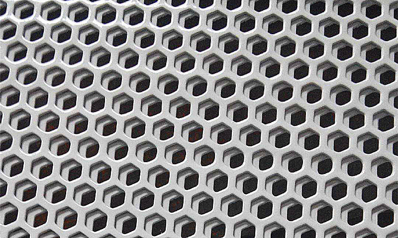 Hexagonal bore Stainless steel Punched metal Products