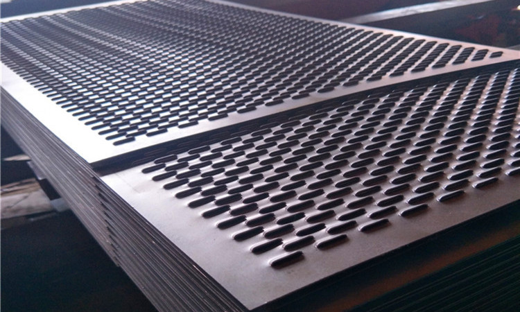 Stainless steel fish scale hole perforated sheet product display