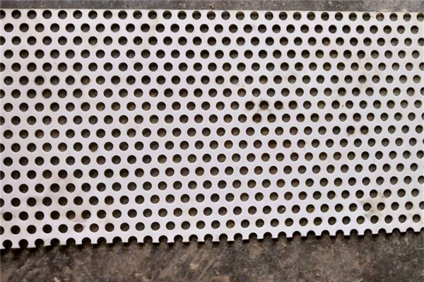 Iron plate round hole mesh plate Product display