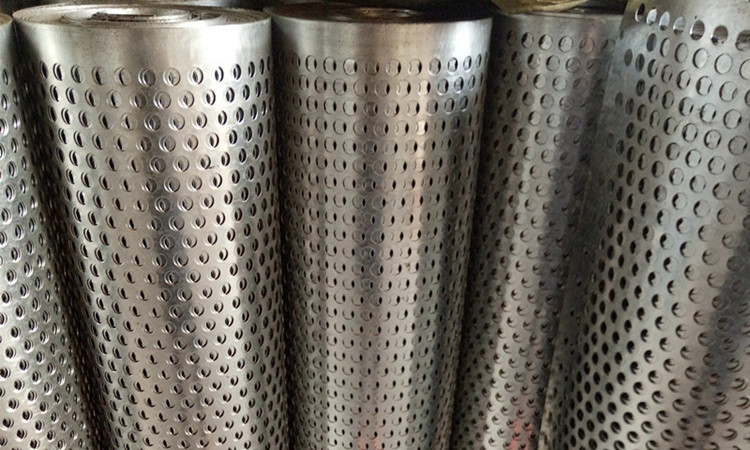 Iron plate round hole mesh plate Product display