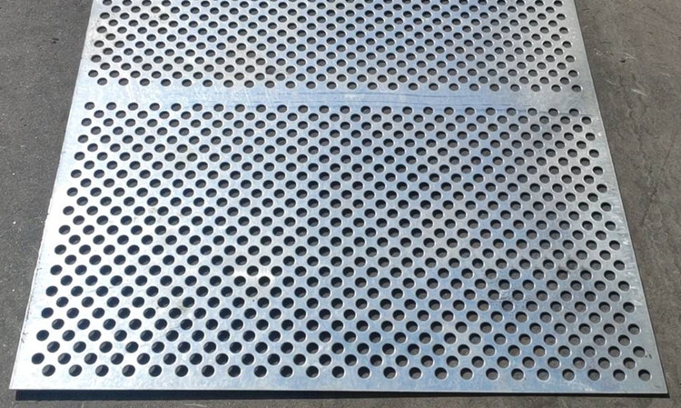 Galvanize round hole mesh plate Products