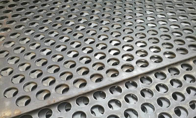 Manganese steel round hole mesh plate Products