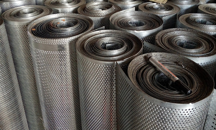 Aluminum plate coil plate round hole mesh plate Products