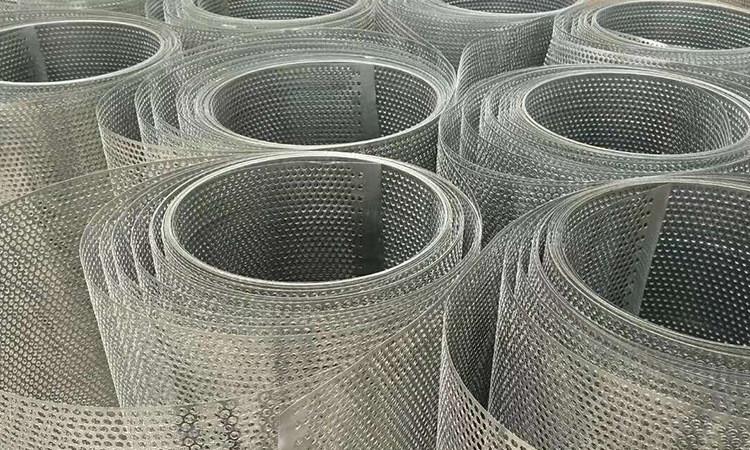 Stainless steel coil plate round hole mesh plate Products