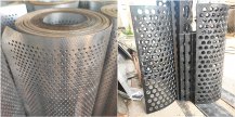 What is the thickness of round hole mesh plate