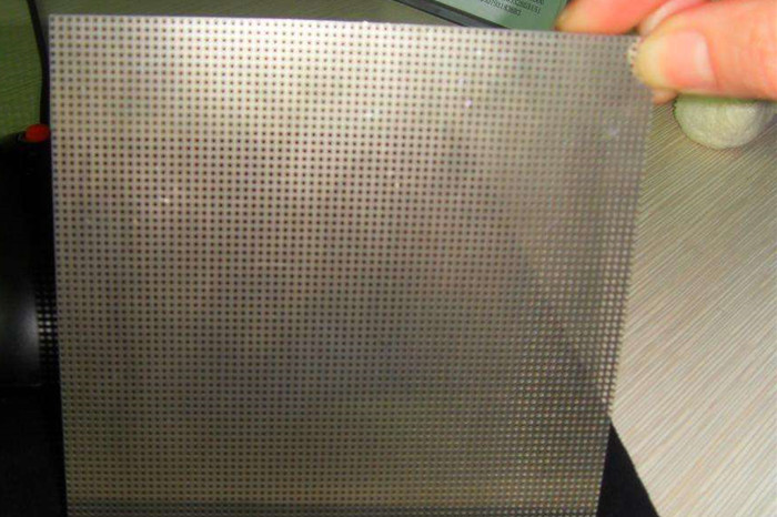 Stainless steel perforated plate