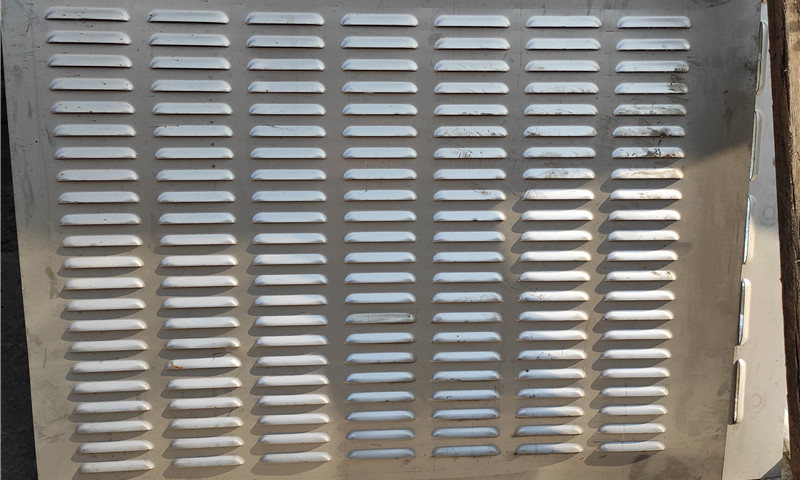 Exterior wall decoration perforated panels