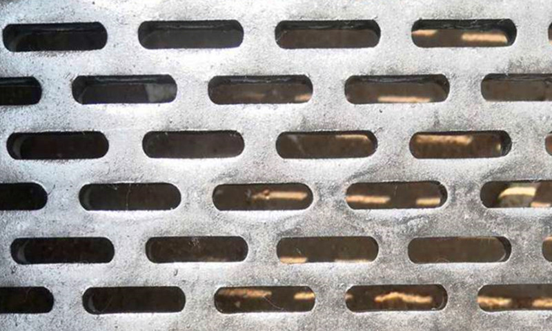 slotted hole Stainless steel sieve plate