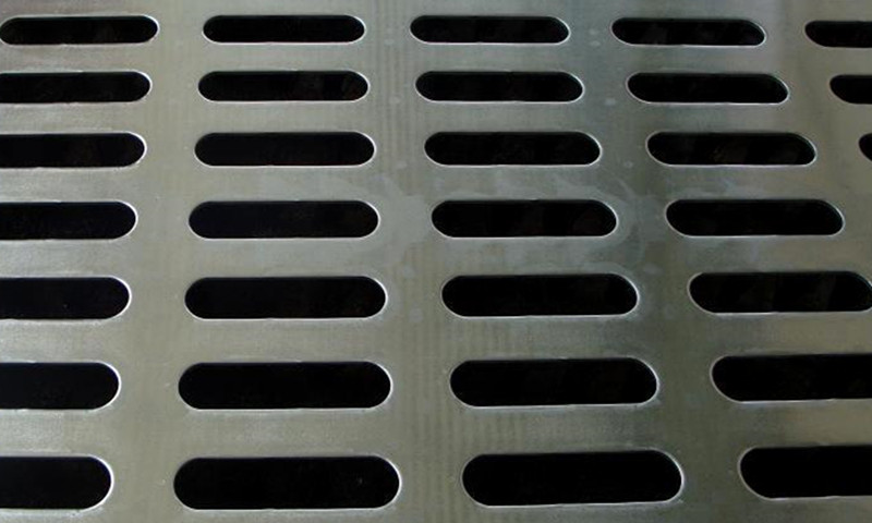 slotted hole Stainless steel sieve plate