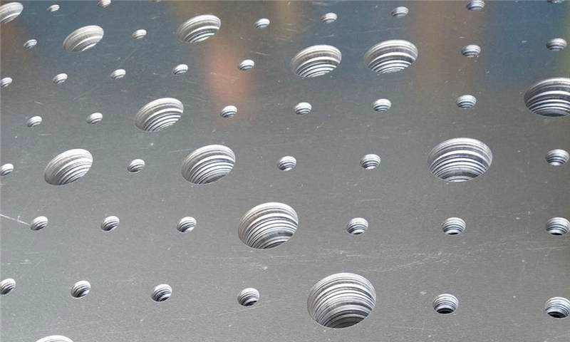 Perforated aluminum sheet