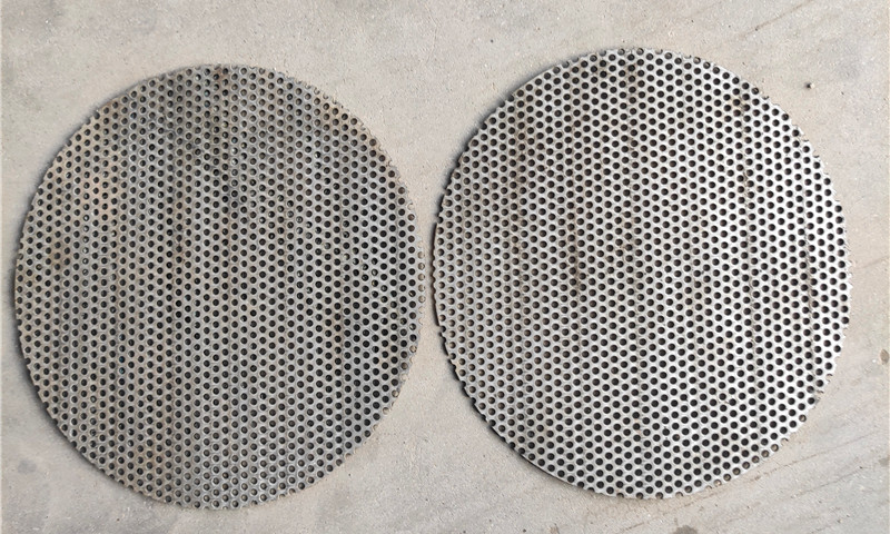 Round hole sieve plate