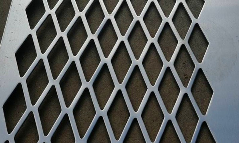 Perforated iron plate