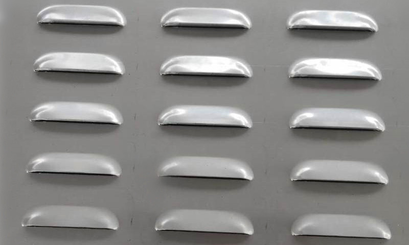 White steel Punched metal