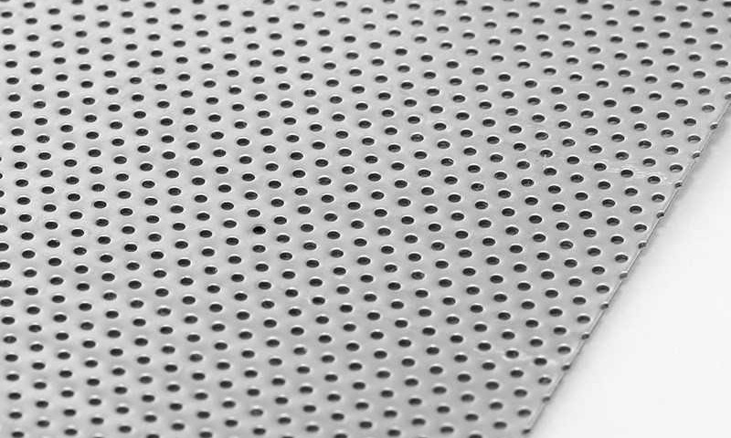 Pinhole perforated plate