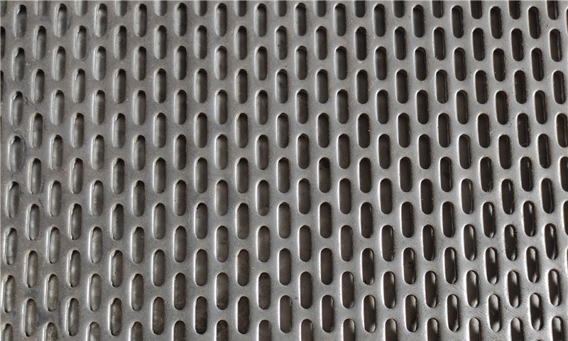 Slotted hole Perforated iron plate