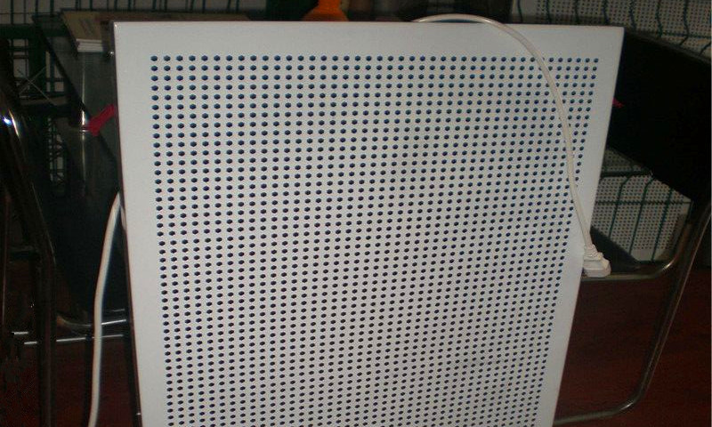 Perforated steel sheet