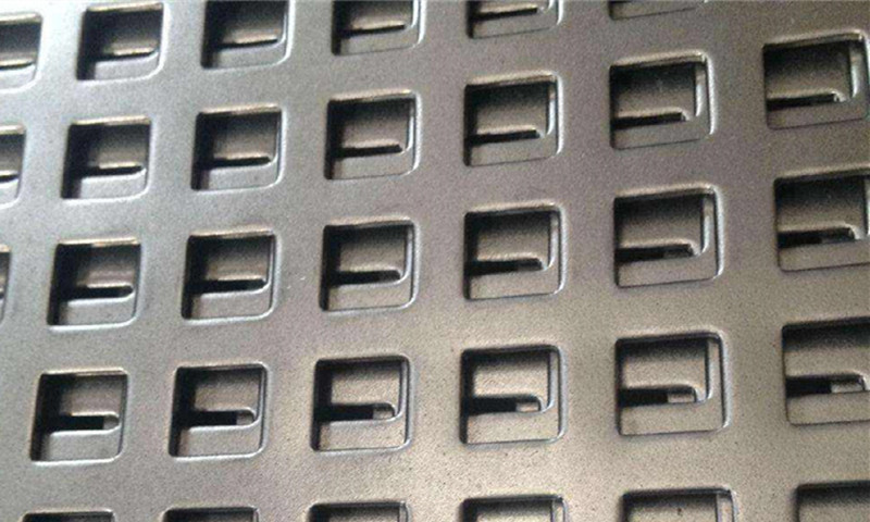 Perforated steel sheet