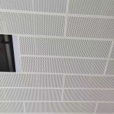 Perforated aluminum sheet ceiling effect picture show