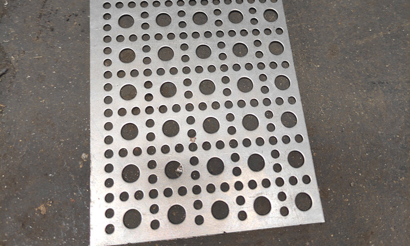 Perforated aluminum sheet