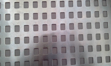 Which material of stainless steel perforated sheet is widely used