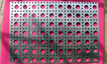 Circular perforated metal mesh processing custom