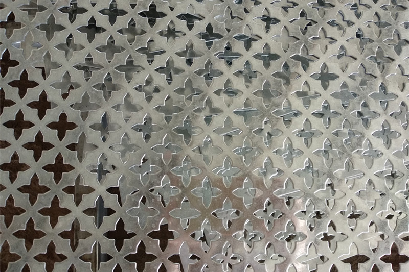 Cross hole perforated sheet