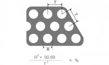 Calculation method of perforated plate opening rate of various pass types (with figure)