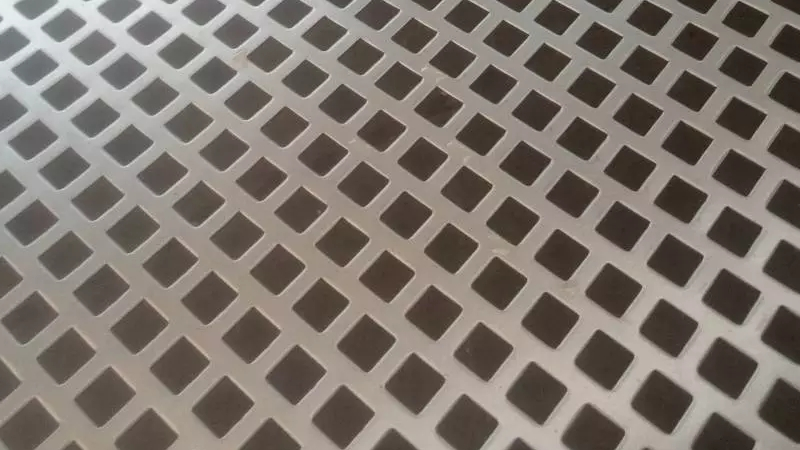 Square hole perforated sheet