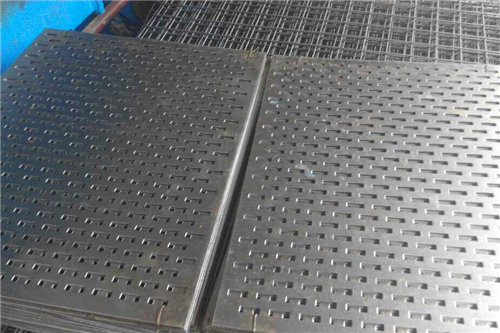 Slotted perforated sheet