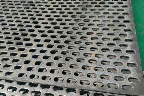 Slotted perforated sheet