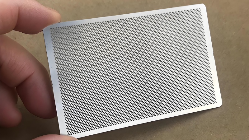 Stainless steel microporous perforated sheet