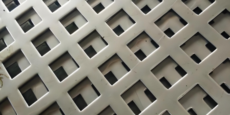 Square hole perforated sheet