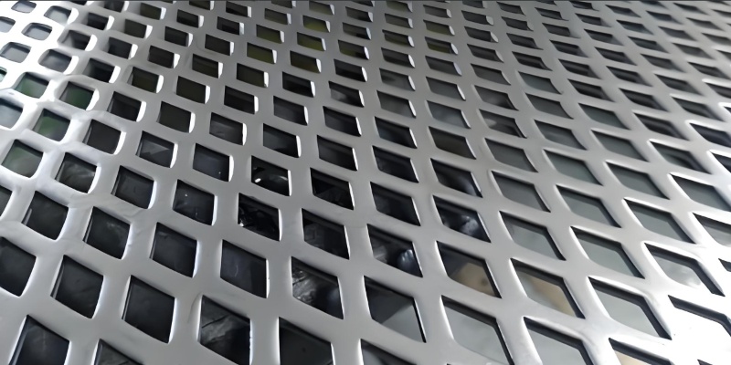 diamond-shaped hole perforated sheet