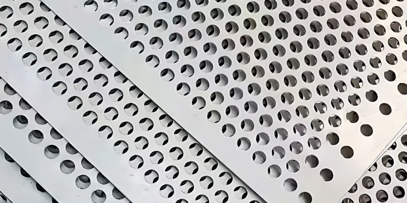 Perforated round hole mesh